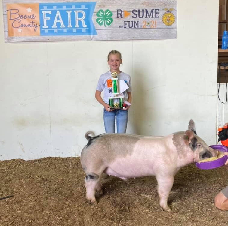 Boone County Iowa 4-H/FFA – Reserve Grand Overall Market