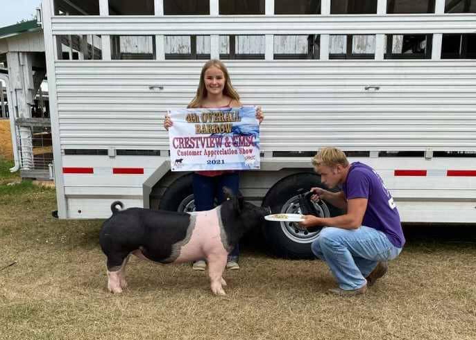 Crestview & GMSC Show Illinois – Reserve Crossbred & 4th Overall Barrow