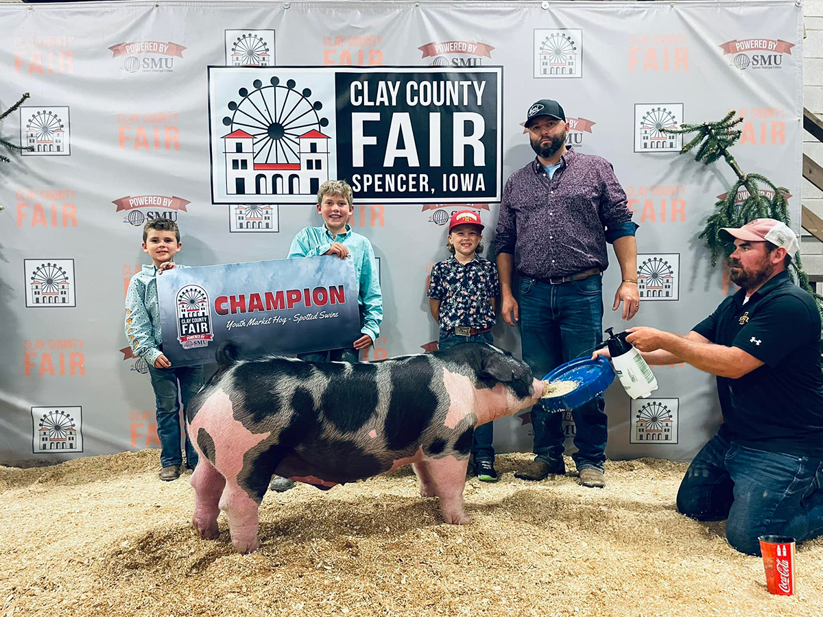 Clay County Fair Iowa – Champion Spot Youth Show, Champion Spot Open Show, Champion Spot 4-H Show