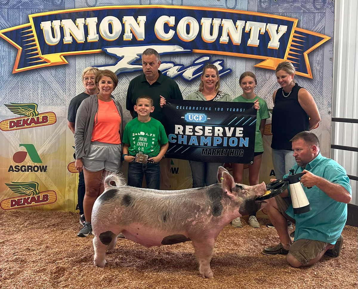 Union County Fair Iowa – Reserve Champion Market Hog