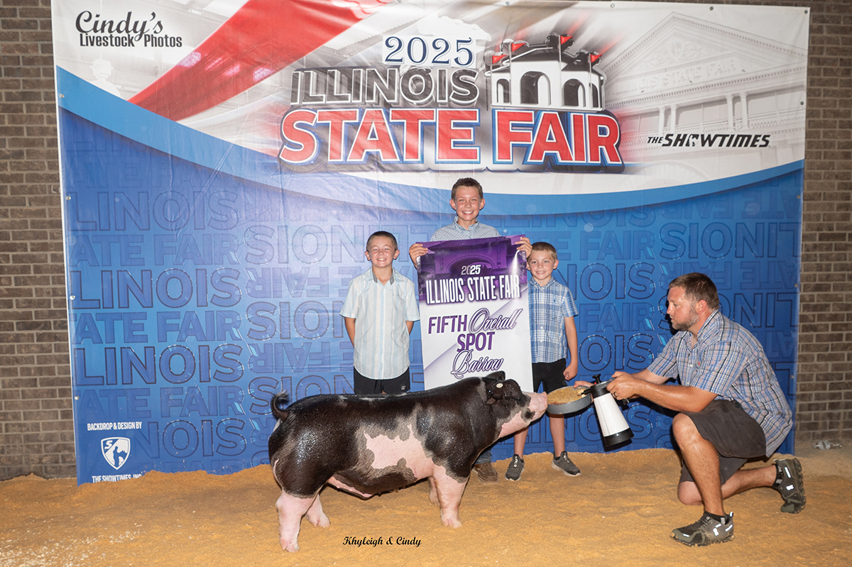 Fifth Overall Spot Barrow – 2025 Illinois State Fair