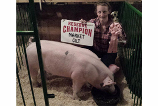 13 Reserve CHampion Market Hog SW District Fair, AR :: Champion AOB 4 States Fair, Texarkana